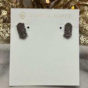 Kendra Scott gold drusy Betty stud earrings